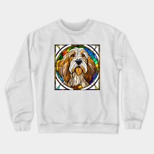 Stained Glass Otterhound Crewneck Sweatshirt